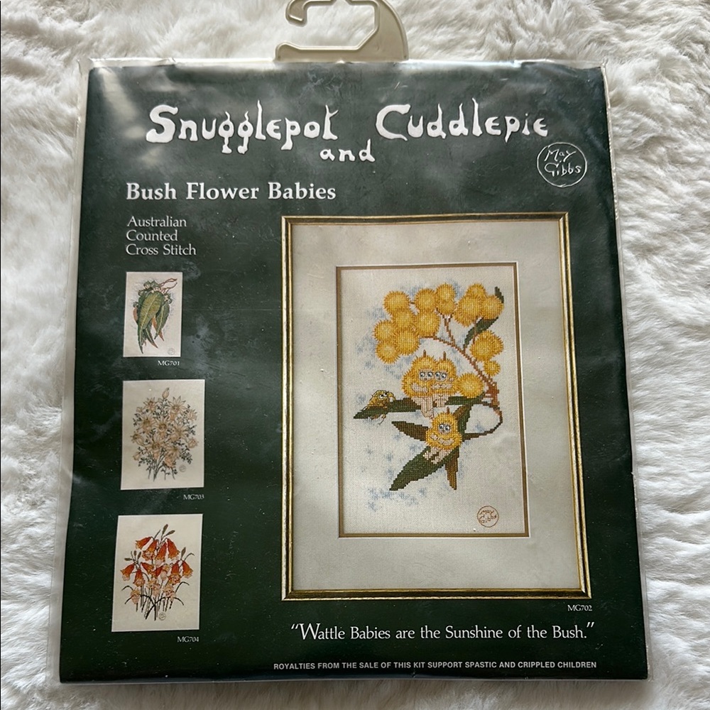 Snugglepot and Cuddlepie Cross Stitch Kit